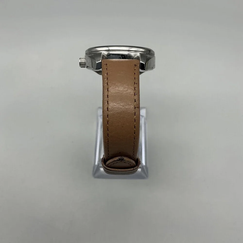 Fossil BQ3714 Womens Watch 34mm White Dial Brown Leather Solar Powered